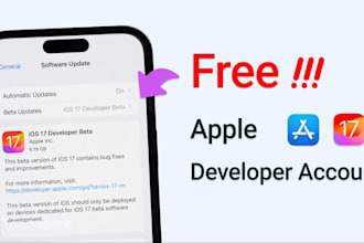 create verified apple developer individual account for publishing app