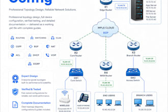 configure cisco and huawei network labs