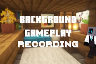 record minecraft background gameplay