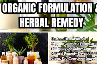 craft safe organic cosmetics with herbal and toxicology expertise