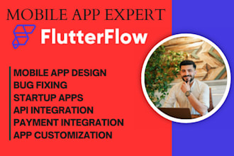 build flutterflow mobile app, flutter app, bubble io, mobile app developer,adalo