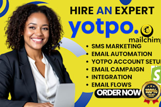 setup yotpo smsbump flow klaviyo integration sms maketing shopify store expert