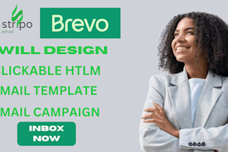 do HTML email marketing template on stripo, brevo, mailchimp and hubspot