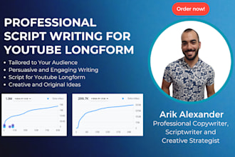 write youtube scripts that grow your channel in spanish or english