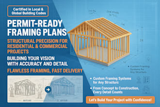 provide professional structural framing plans for residential and commercial pro