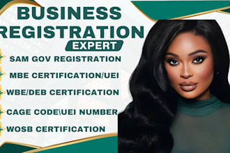 do cage code ein uei sam gov mbe certification wosb hubzone government contract