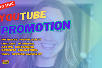 do organic youtube channel promotion for monetization