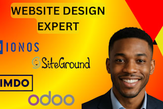 build ionos, siteground, jimdo, and odoo website design and redesign