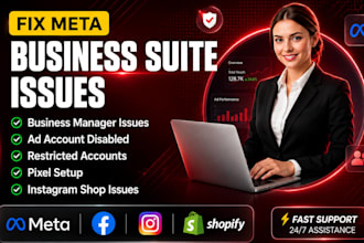 fix meta ads restriction, business manager, meta pixel setup