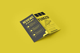 do food menu brochure design