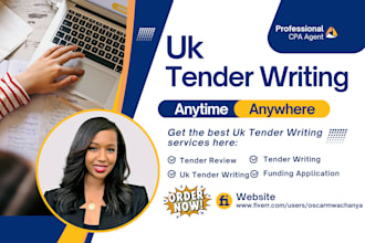 write or review UK bids, tenders and funding proposals