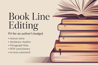 proofread copy edit line edit non fiction novel writing short storybook academic