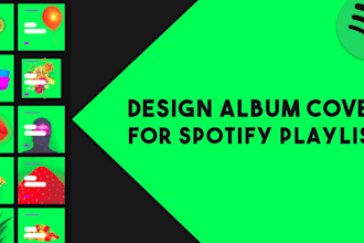 l create album cover art and spotify canvas for artist