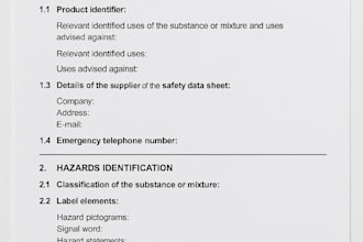 provide professional sds and msds