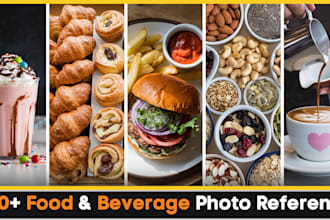 edit and retouch your food photo editing  product photography with your recipes