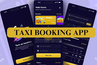 develop taxi booking app rideshare app gojek app uberclone app bolt app taxi app