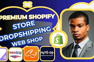 design shopify dropshipping store via zendrop autods spocket  cj dropshipping