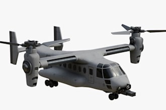 design 3d model of drones, vtol aircraft, aerospace vehicles, uav