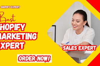 boost shopify etsy sales dropshipping marketing  store promotion social media ad