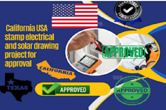 stamp your solar system drawings for fast permit approval licensed electrical pe
