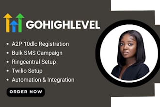 setup gohighlevel a2p 10dlc registration, bulk sms wr, ringcentral, twilio, ghl