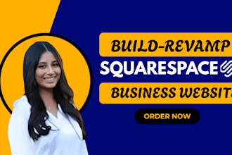 build a stunning and responsive squarespace website for your business or startup