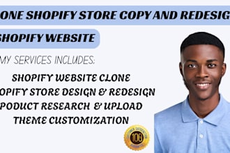 copy shopify store design clone shopify website redesign