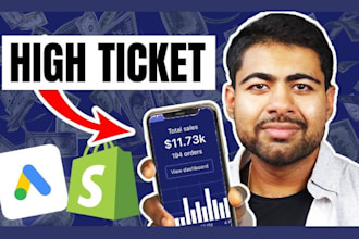create an high ticket shopify dropshipping store high ticket winning products