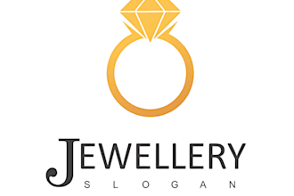 design luxury fashion, jewelry, boutique, minimalist logo