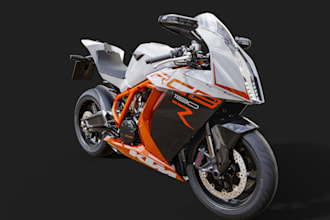 model 3d motorcycle,bike animation,ue5 bike rigging,sport bike,3d car in blender