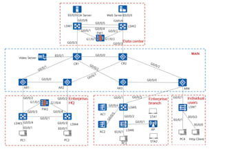 do cisco and huawei projects with detailed reports