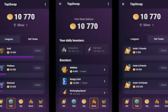 build telegram mini app telegram mini game tapswap bot hamster kombat clone