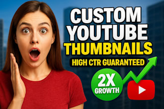 make custom youtub thumbnails for sports, beauty, vlogs, tech, finance, podcast