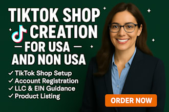 create USA tiktok shop tiktok account creation tiktok shop approval for non USA