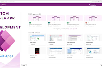 develop custom powerapp, power bi, dynamic 365, power solution for your business