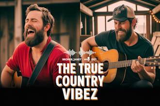 be your male country singer, songwriter, producer for your song