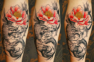 design personalized japanese style tattoos