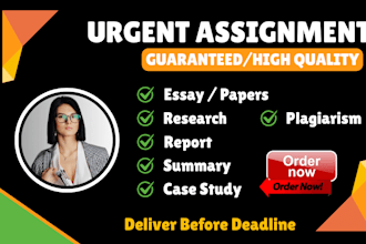 do essay writing, report,apa paper, summary, project and research of any kind