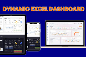create a professional excel dashboards, charts, graphs and pivot tables