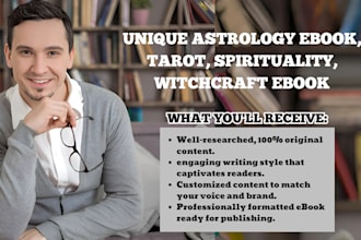 write unique astrology ebook, tarot, spirituality, witchcraft ebook