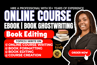 ghostwrite ebook online course content,medical ebook writing, selfhelp ebook