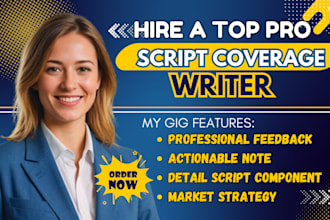 do movie script coverage, screenplay, screenwriting, as screenplay writer