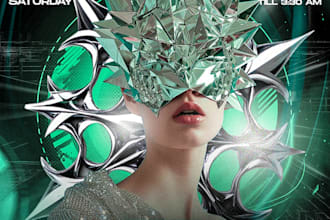 design eye catching nightclub event flyers