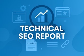 detailed technical SEO report for your website