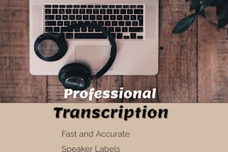 transcribe audio or video files to text accurately