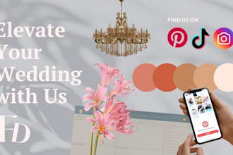 create a custom wedding mood board and inspiration plan for your dream day