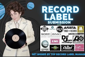 submit your music to major record labels, anr reps for exposure and get signed