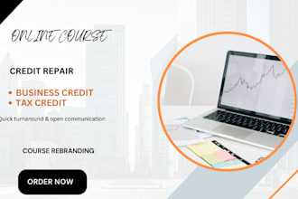 create online course content on real estate personal finance tax credit repair