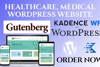 design healthcare, medical, home care, clinic website, dental wordpress website