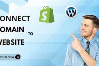 connect, redirect domain to shopify, godaddy domain to wix or squarespace domain